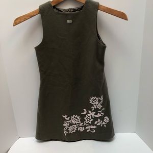 Girls Lili Gaufrette Wool Shift Dress Jumper EUC